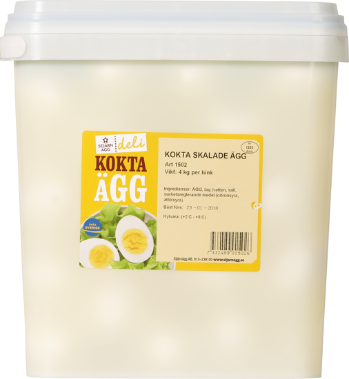 Picture of ÄGG KOKTA SKALADE SE 4KG