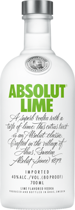 Picture of VODKA ABSOLUT LIME 40% 6X70CL