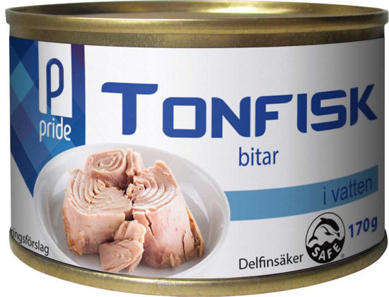 Picture of TONFISK I VATTEN BITAR 48X170G