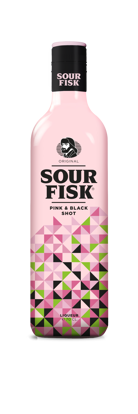 Picture of SOUR FISK PINK&BLACK 15% 70CL