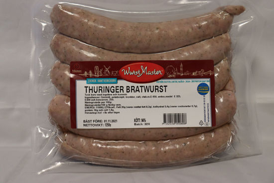 Picture of BRATWURST THURINGER125G 4X1,25