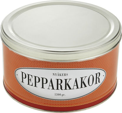 Picture of PEPPARKAKOR PLÅTBURK 4X1,3KG