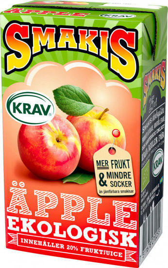 Picture of SMAKIS ÄPPLE KRAV 27X25CL