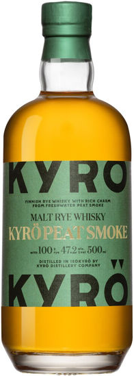 Picture of WHISKY PEAT SMOKE RYE 50CL