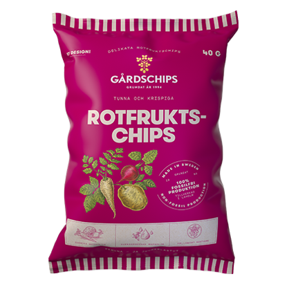 Picture of CHIPS ROTFRUKT 18X40G